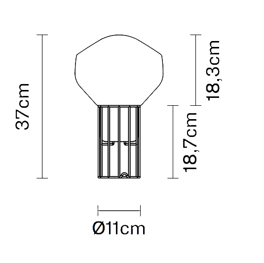 Lampe a poser Aerosat 