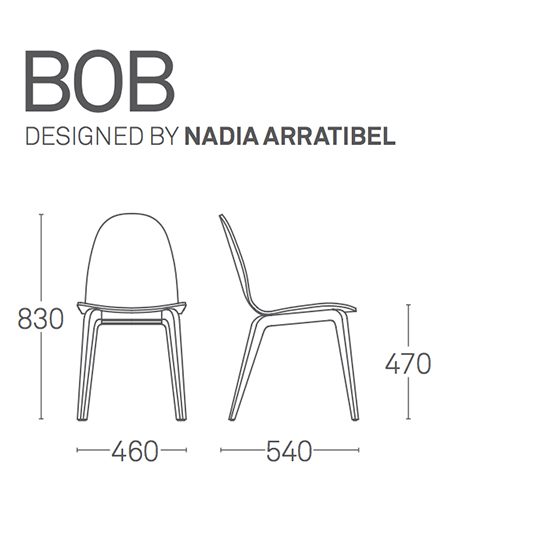 Chaise Bob hêtre