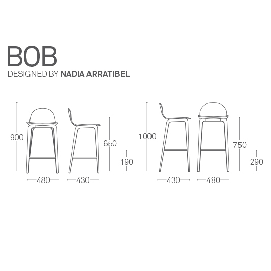 Tabouret Bob