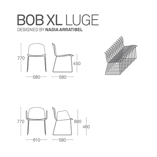 Chaise BOB epoxy luge