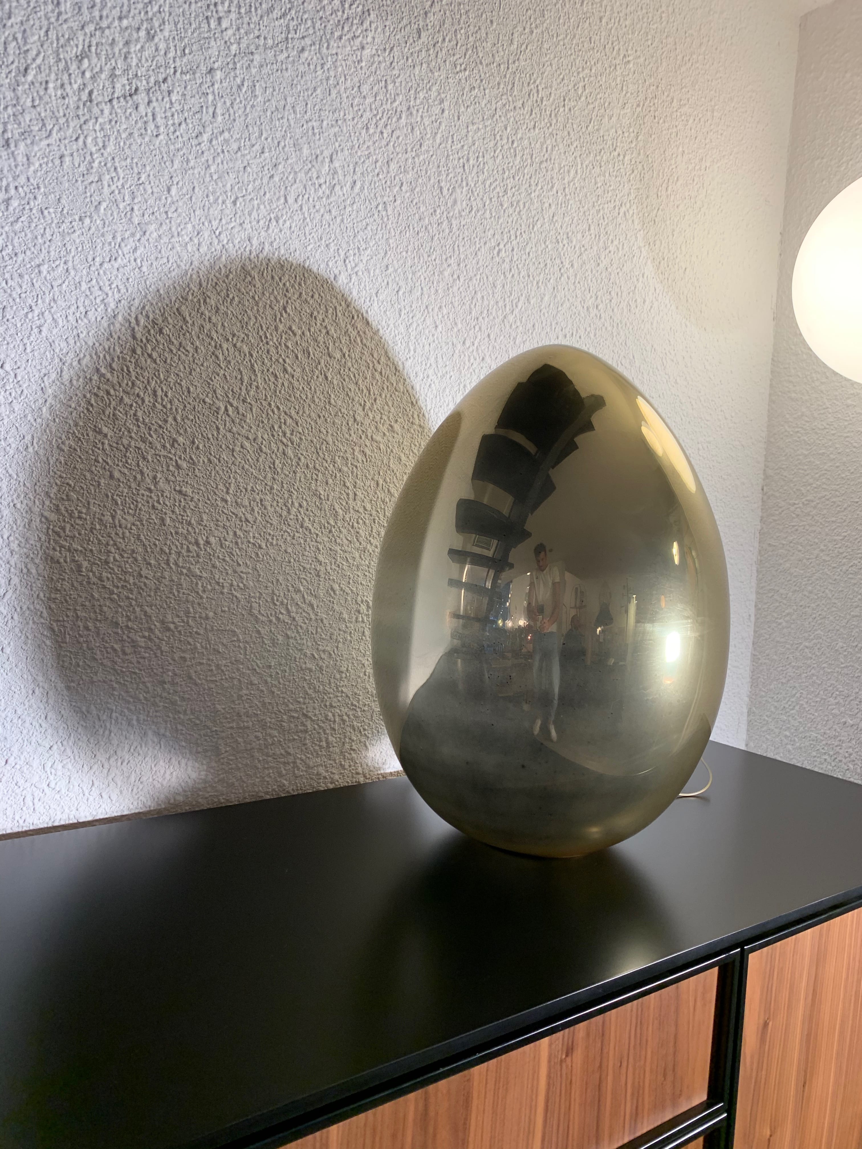 lampe oeuf doré