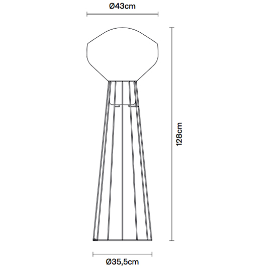 Lampadaire Aerosat XL