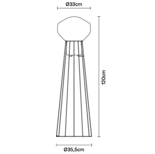 Lampadaire Aerosat