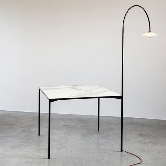 table + lamp