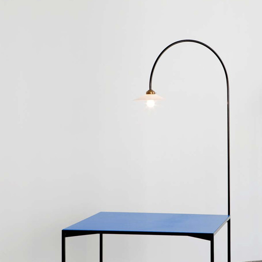 table + lamp